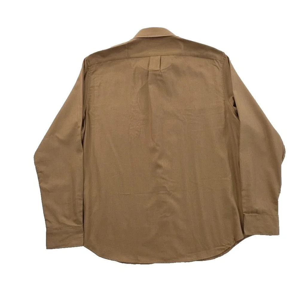 J.Crew Cotton-Cashmere Blend Shirt Mens XL Camel NWT CC100 NEW Preppy Old Money
